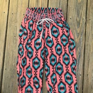 Summer patterned pant